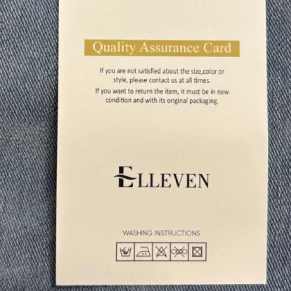 NWT Elleven Jeans Light Blue Loose Fit Straight Leg High Waisted Womens Large - Picture 9 of 16
